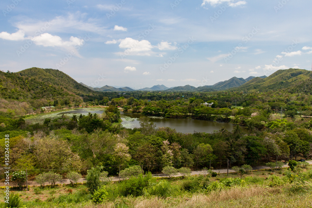 The Kaeng Krachan Dam Located in the province phetchaburi , is a multi-purpose hydroelectric dam, Thailand.