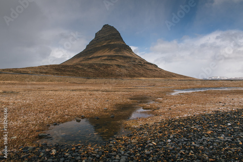 Kirkjufell rock in Iceland