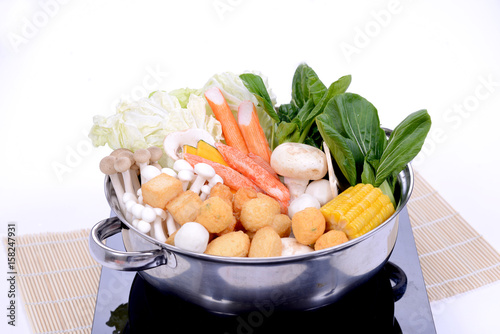 japanese and asian cuisine. hot pot