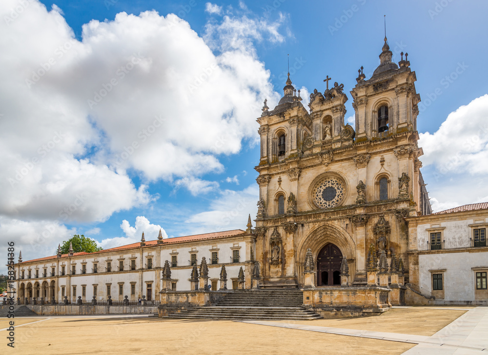 View at the Monastery of Alcobaca - Portugal