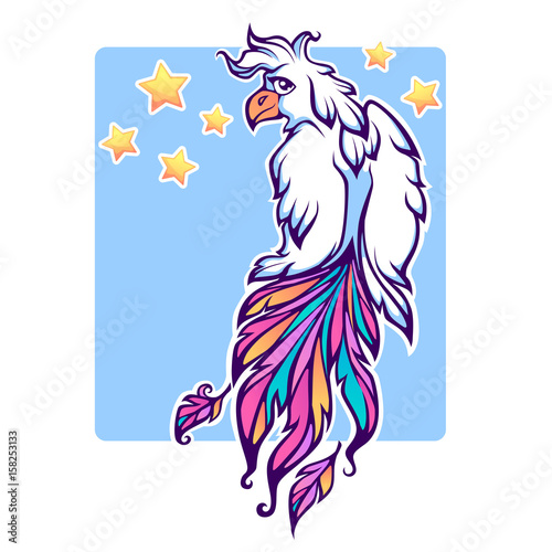 Phenix  the Fantasy Bird, vector print