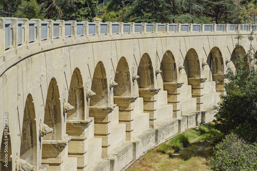 Historical bridge in Hollywood reservoir