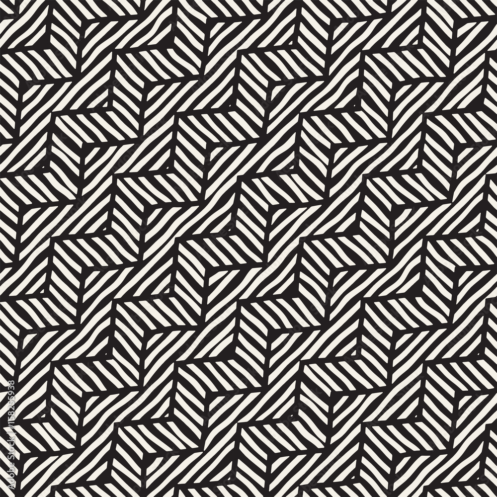 Vector seamless hand drawn pattern. Zigzag and stripe rough lines. Tribal design background. Ethnic doodle texture. Vector seamless hand drawn pattern. Zigzag and stripe rough lines. Tribal design background. Ethnic doodle texture.