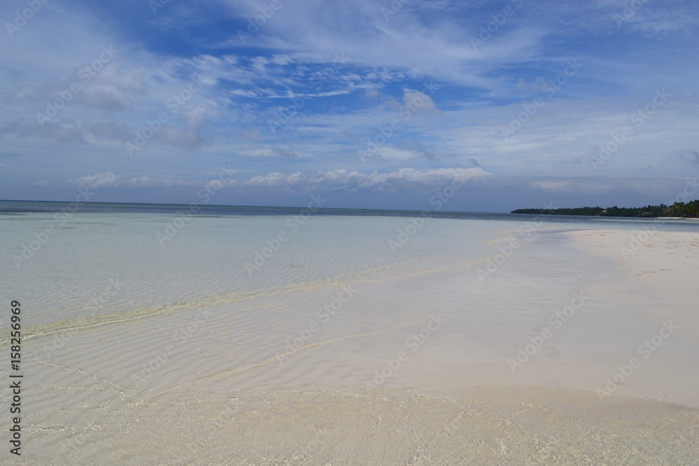 Philippines beach with coconut and ocean view Philippines beach with coconut and ocean view