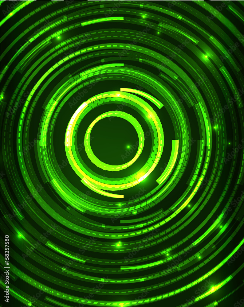 Neon circles abstract background Neon circles abstract background
