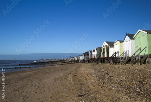 Beach Huts at Thorpe Bay, Essex, England