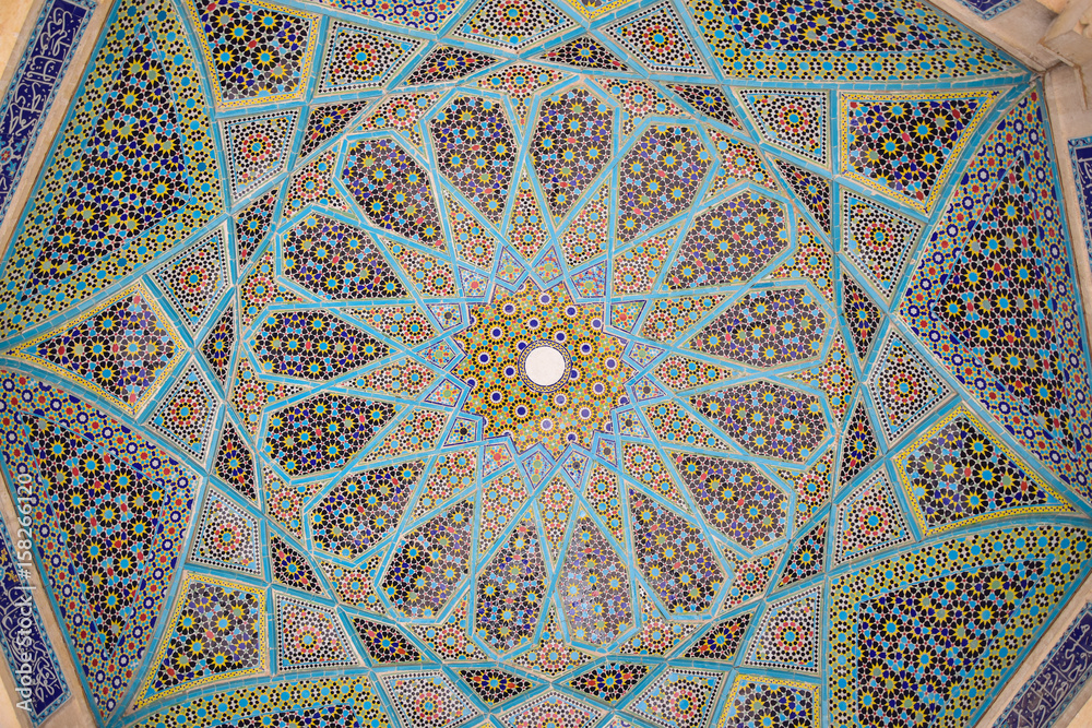 Amazing pattern on Iranian dome