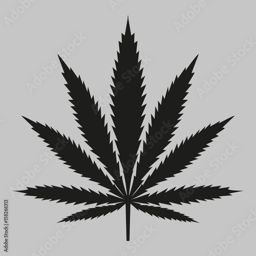 Ganja. Vector.