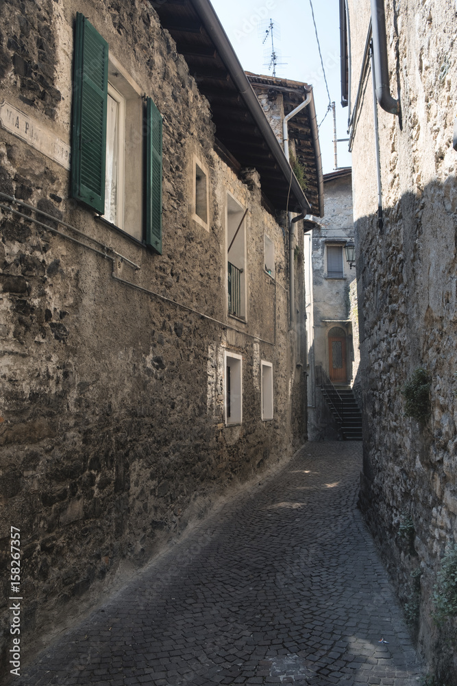 Asso (Como, Italy), typical old street