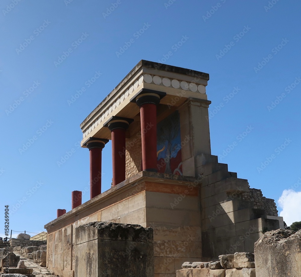 Palace of Knossoss,, Crete, Greece