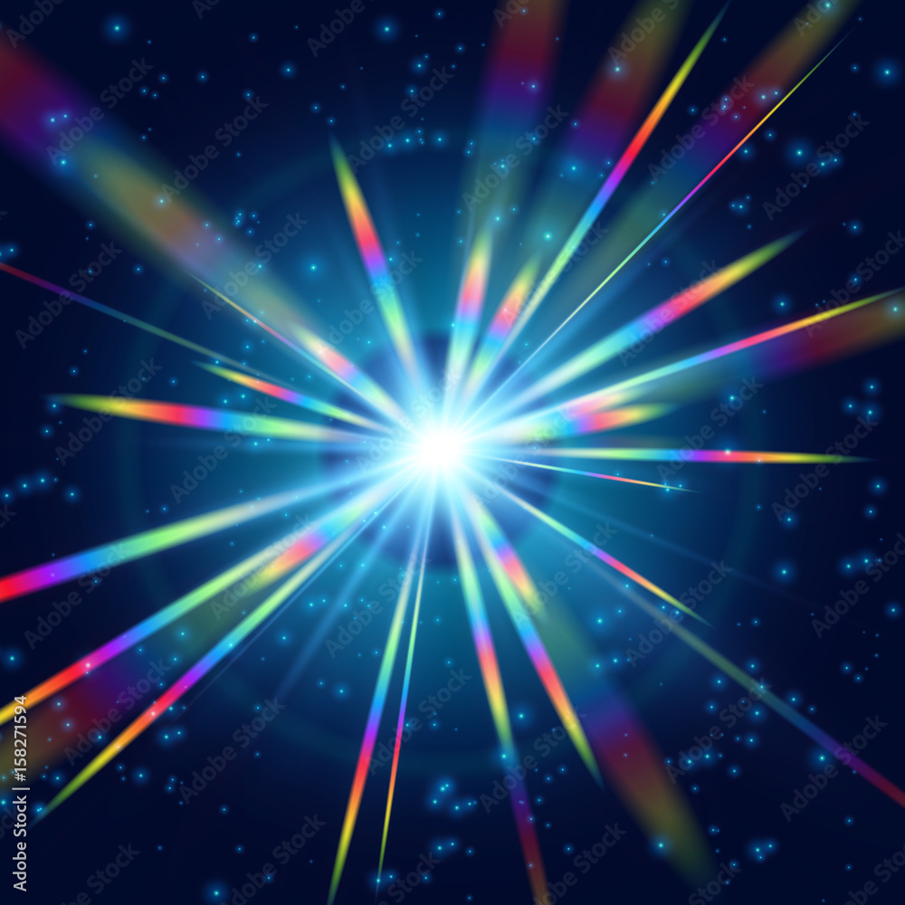 Cosmic Radiation Brighter Rainbow