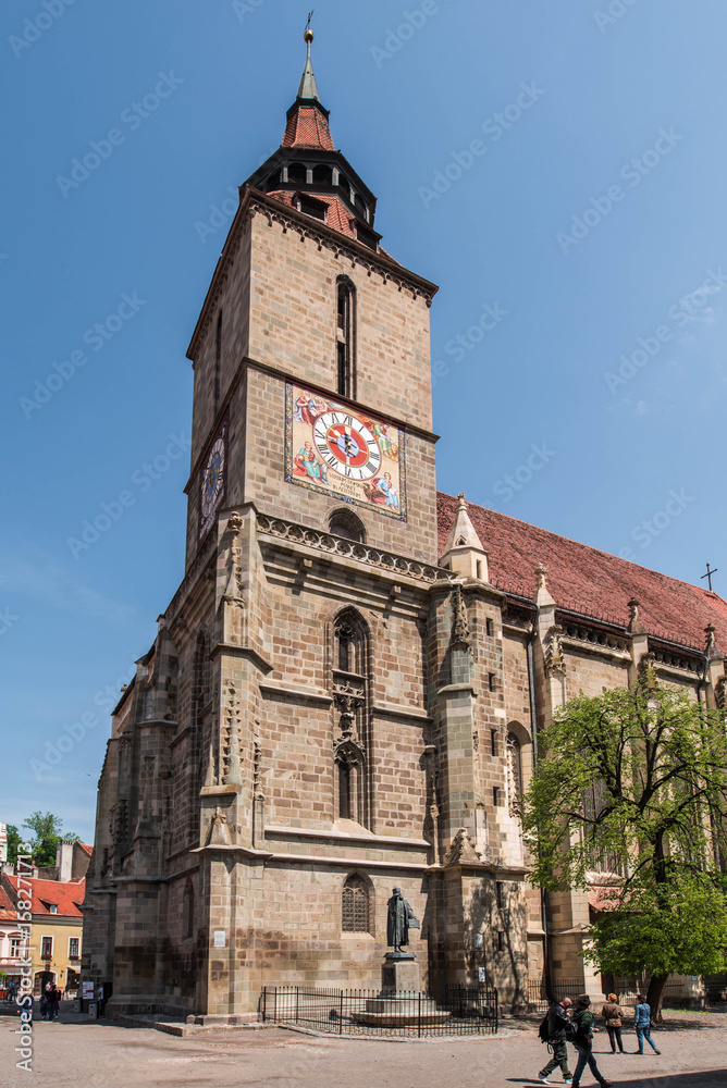 The Black Church is the parochial church of the Lutheran Evangelical Community in Braşov, located in the center of Brasov. The Gothic building was partially damaged in the 1689 fire.