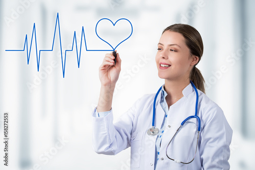 Heart Line and Smiling Doctor photo