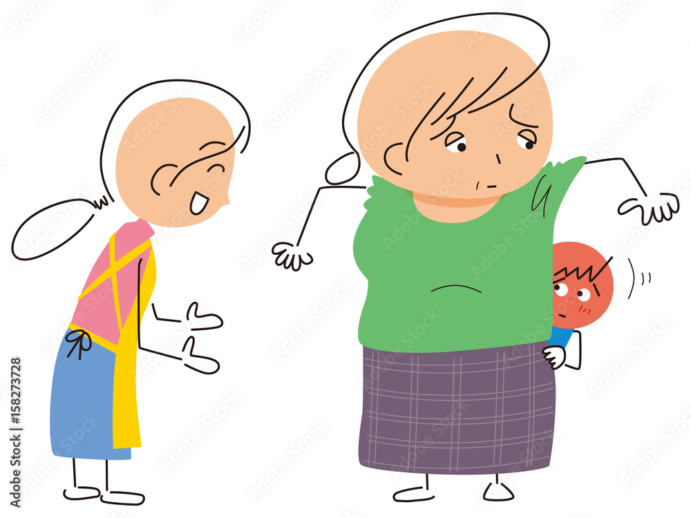 恥ずかしがる子供 恥ずかしがる子供