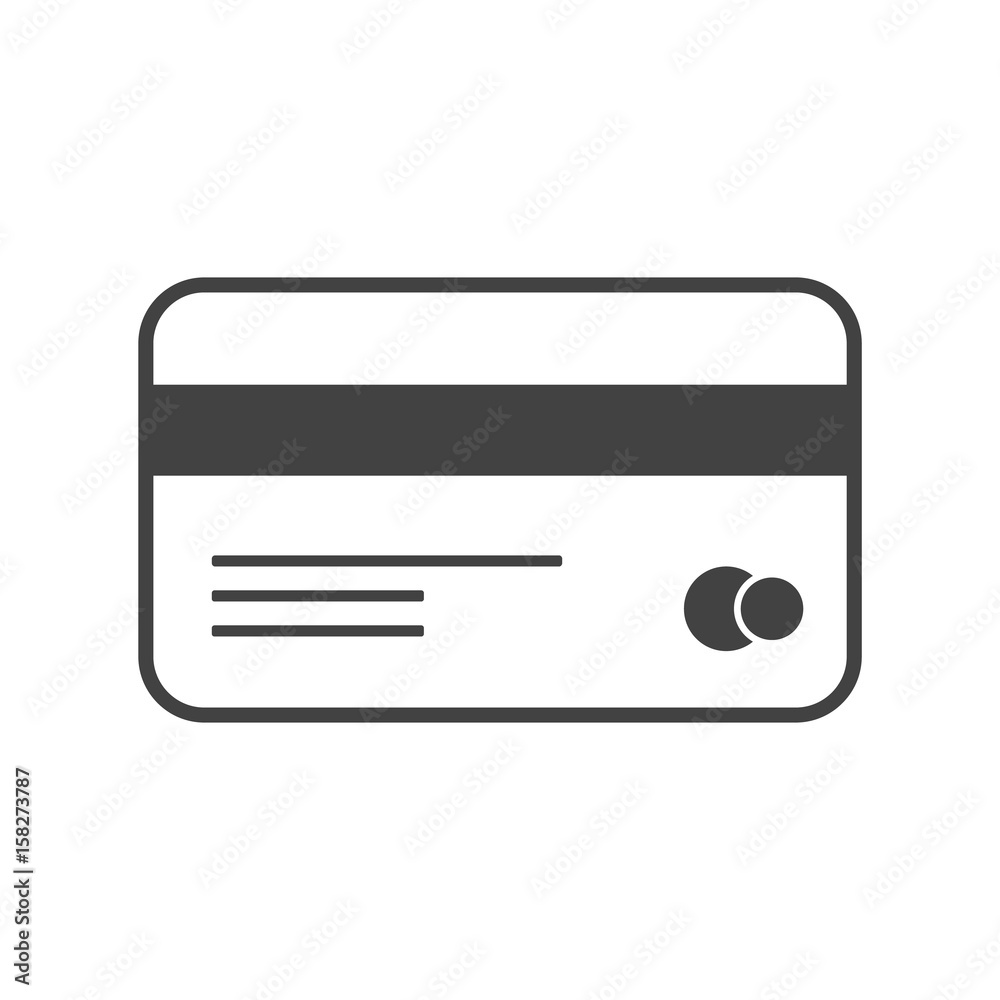 Abstract credit card. Flat style icon. Vector illustration Abstract credit card. Flat style icon. Vector illustration