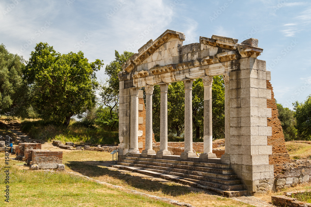 Ruins of the ancient Apollonia town, Albania