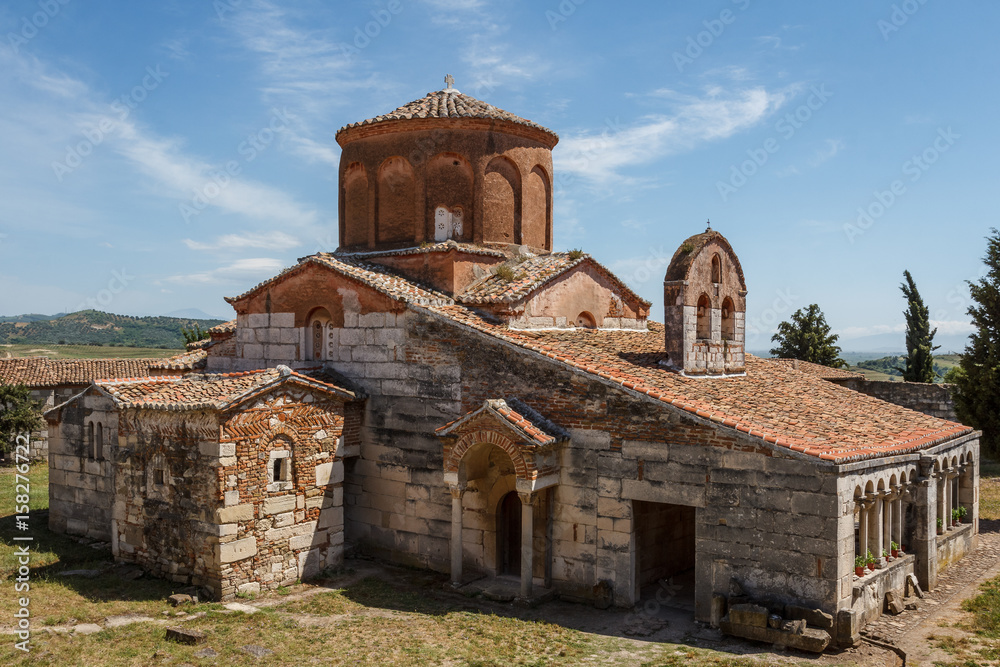 Medieval monastery built over the ruins of the ancient Apollonia town, Albania