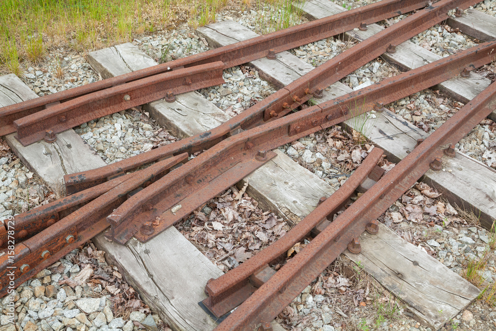 Naklejka premium Alte Lorenbahn