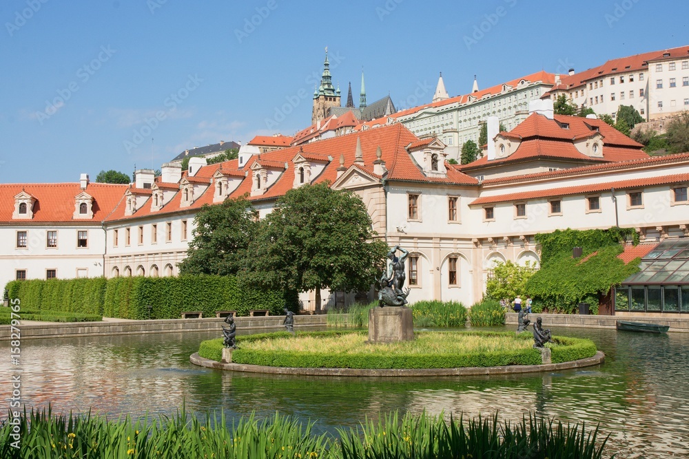 The Wallenstein Garden in Prague, Czech Republic