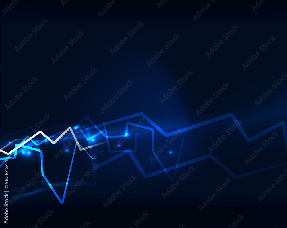 Neon lightning vector background Neon lightning vector background