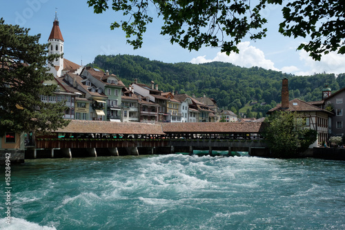 Fotografie Floodgate (Schleuse) in Thun, Switzerland