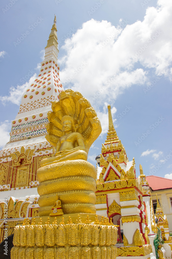 Fototapeta premium Wat Phra That Phanom In Nakhon Phanom province, Thailand.