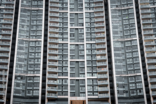 Honeycomb like skyscraper in Hong Kong