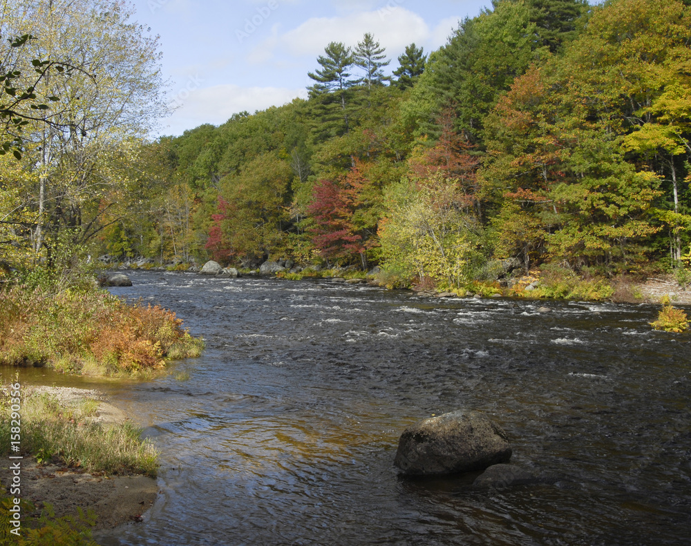 Contoocook River eddy Stock Photo Adobe Stock