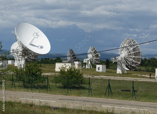 Obraz na płótnie antenne, radar, parabole