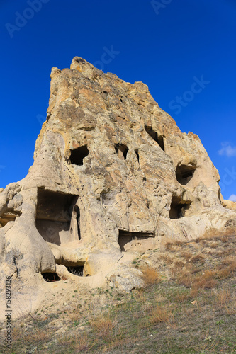 Rock formations at Cappadocia, Anatolia, Turkey