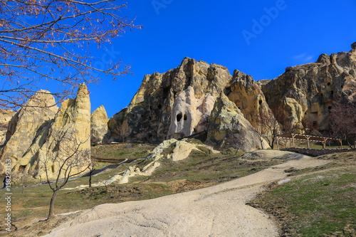 Rock formations at Cappadocia, Anatolia, Turkey