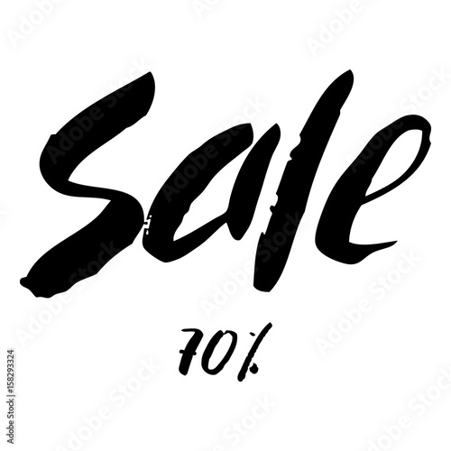 Sale Hand lettering