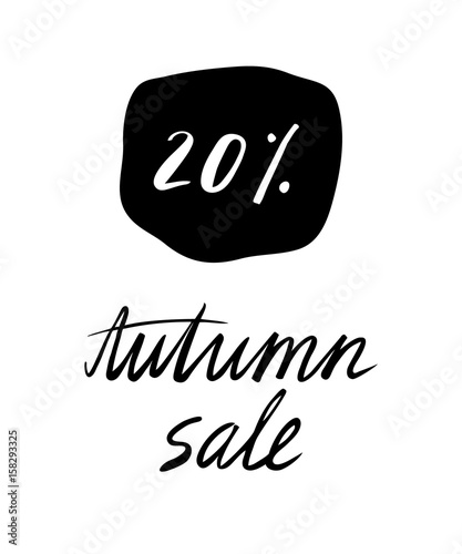 Sale Hand lettering