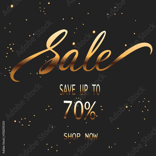 Sale Hand lettering