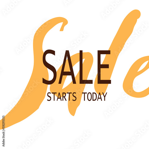 Sale Hand lettering