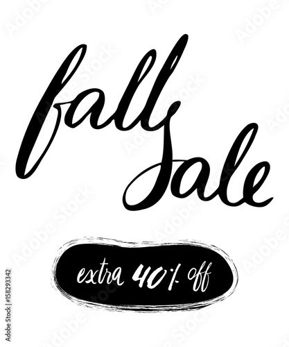 Sale Hand lettering