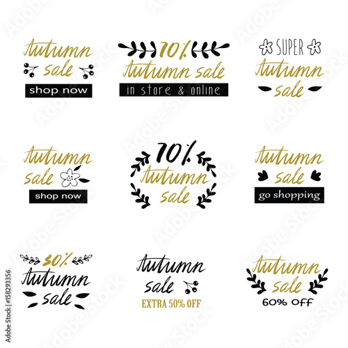 Hand lettering sale badges