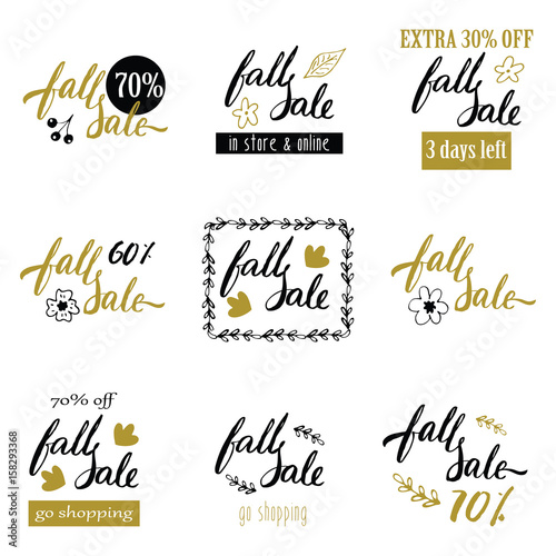 Hand lettering sale badges