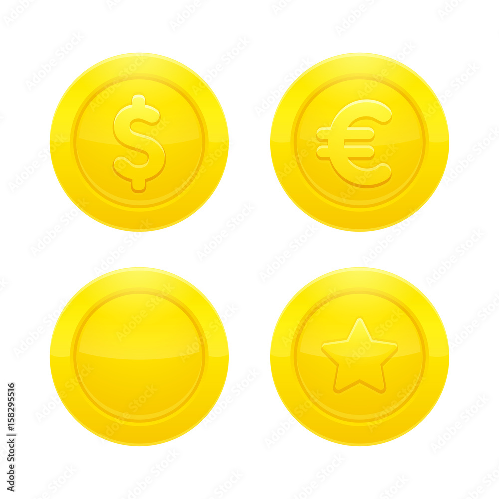 Gold Coins set Gold Coins set