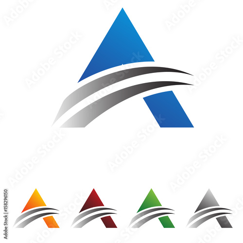 A letter, a logo design