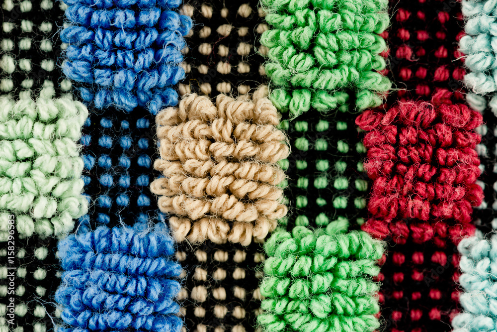close-up of a detailed structured fabric pattern - macro photograpy close-up of a detailed structured fabric pattern - macro photograpy