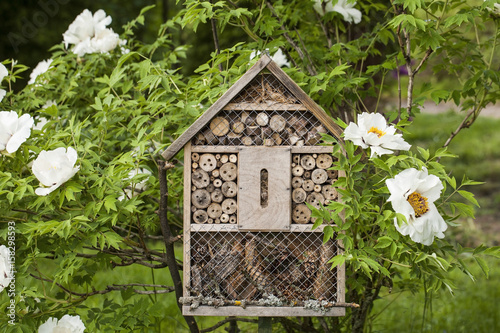 Insect house in a summer garden © jbphotographylt