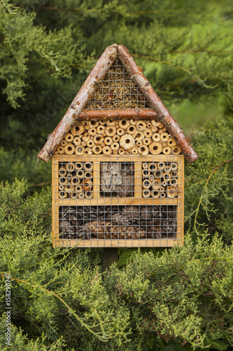 Insect house in a summer garden © jbphotographylt