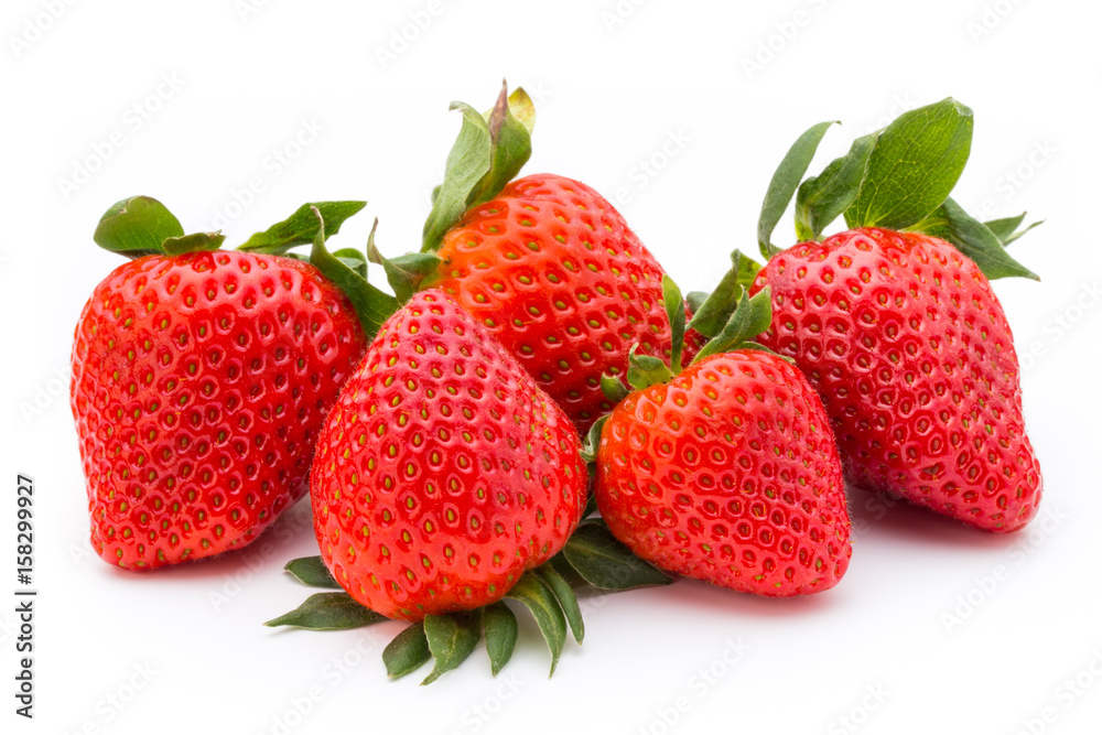 Strawberry isolated on white background. Fresh berry. Strawberry isolated on white background. Fresh berry.