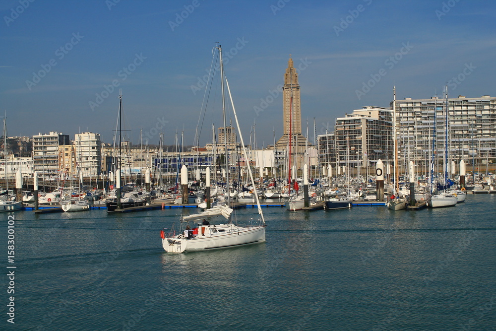 Port de plaisance du Havre, France