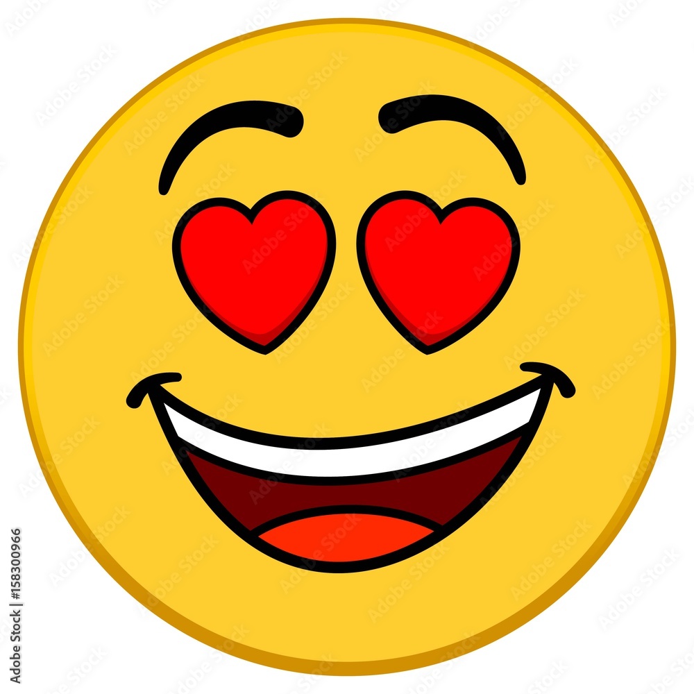 Obraz premium Love Emoticon