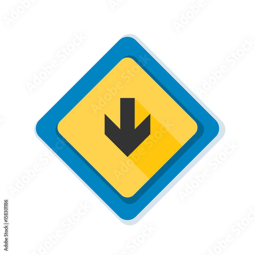 Down Arrow sign illustration Free Download Down Arrow sign illustration - GFXLoad