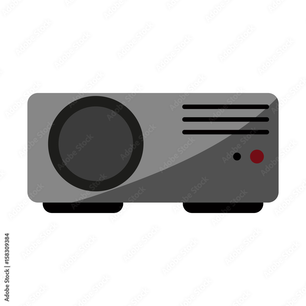 Fototapeta premium video projector icon image vector illustration design 