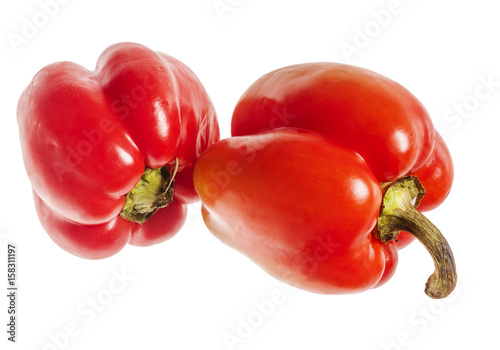 ripe red peppers