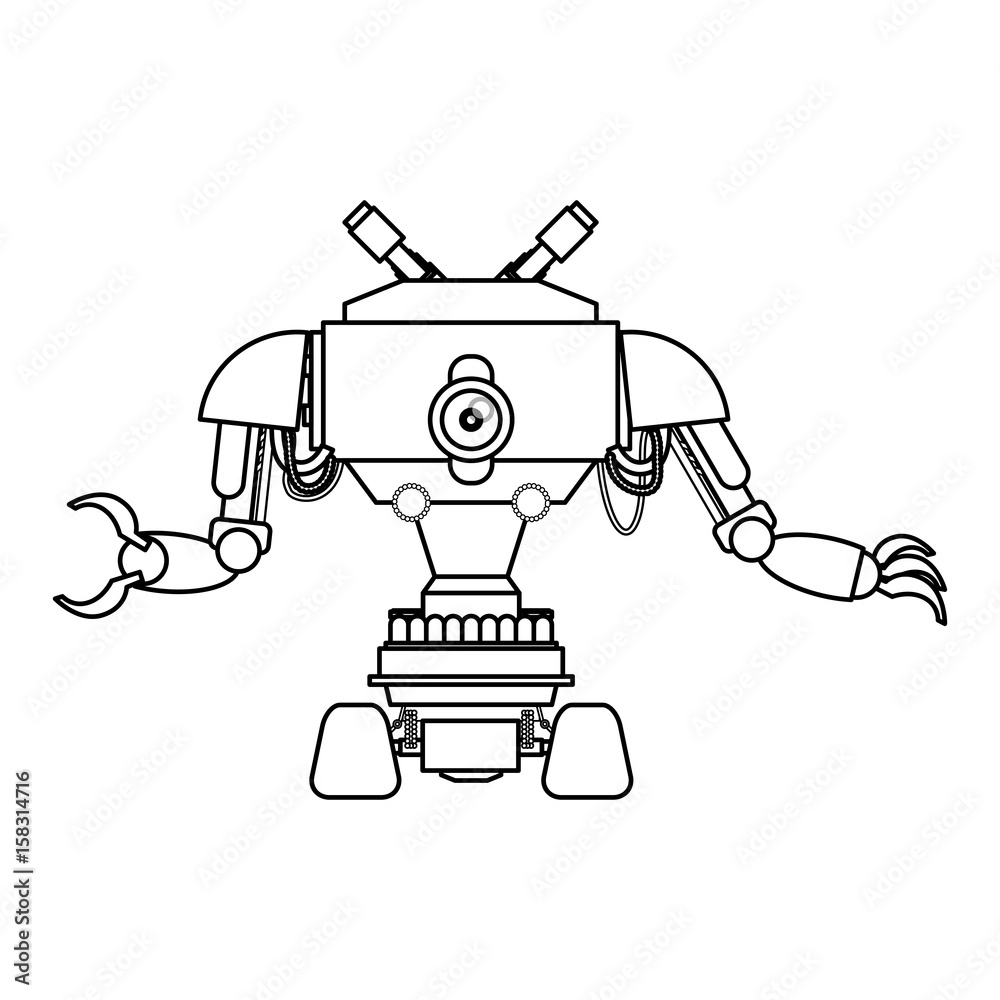 robot toy funny icon vector illustration graphic design robot toy funny icon vector illustration graphic design